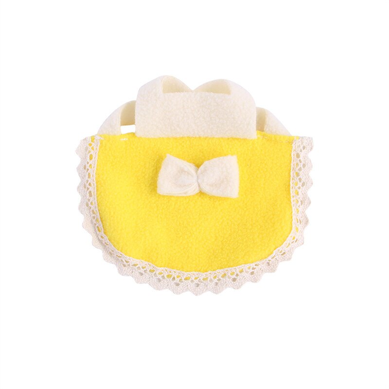 Chaleco de hámster para mascotas, ropa de algodón, vestido de Animal PEQUEÑO, suministros de Chinchilla: Yellow  S