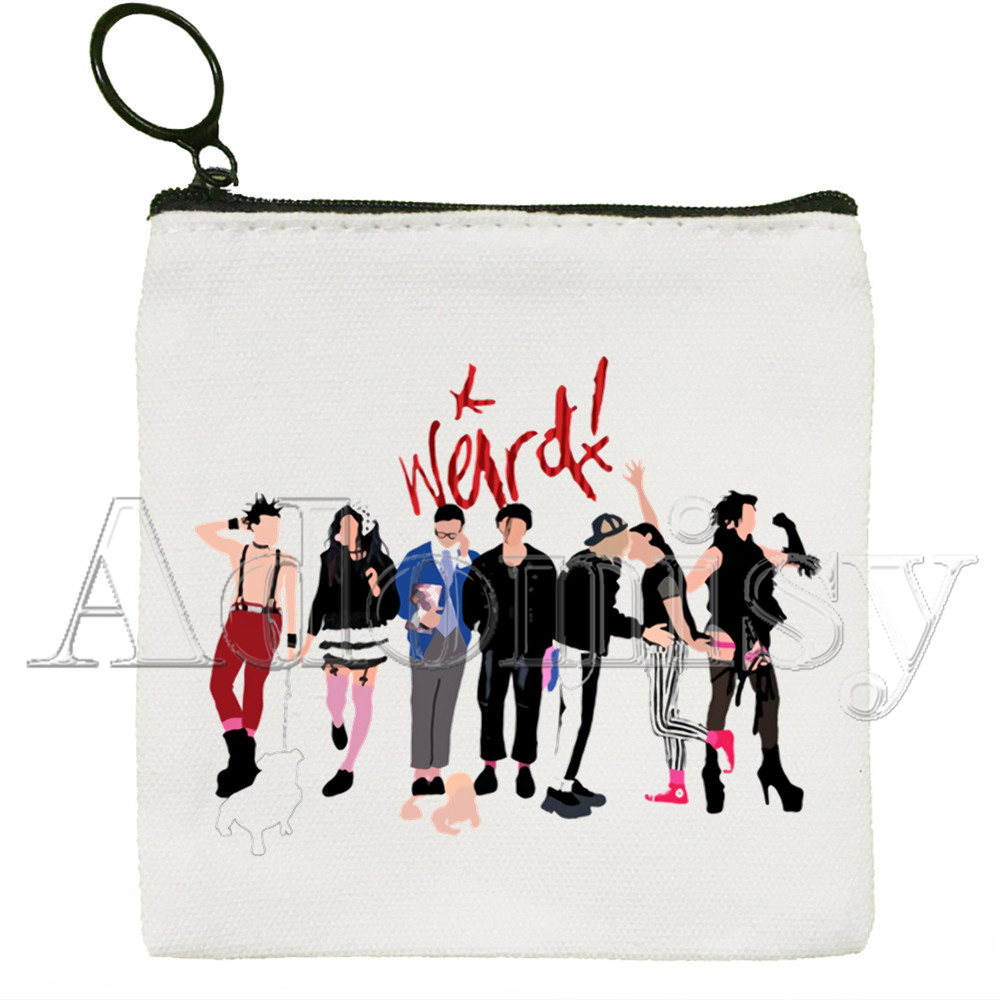 Yungblud Koreanische Stil Cartoon Gedruckt Leinwand Tasche Leinwand Einfache und Modische Lagerung Tasche: N