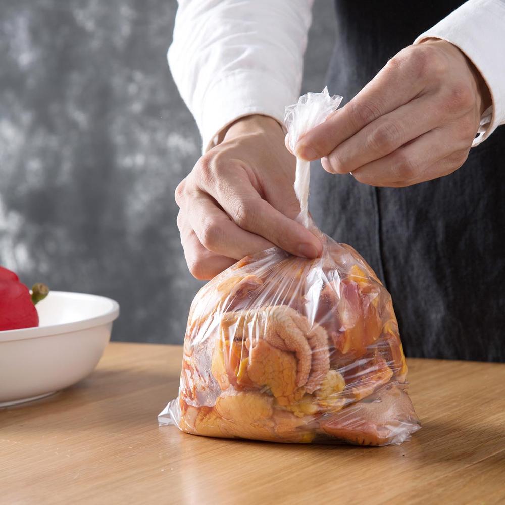 1 Roll =100PCS Saran Wrap Of Vacuum Sealer Fruit Saver Bag Food Storage Bags Packaging Film Keep Fresh Good Sealing