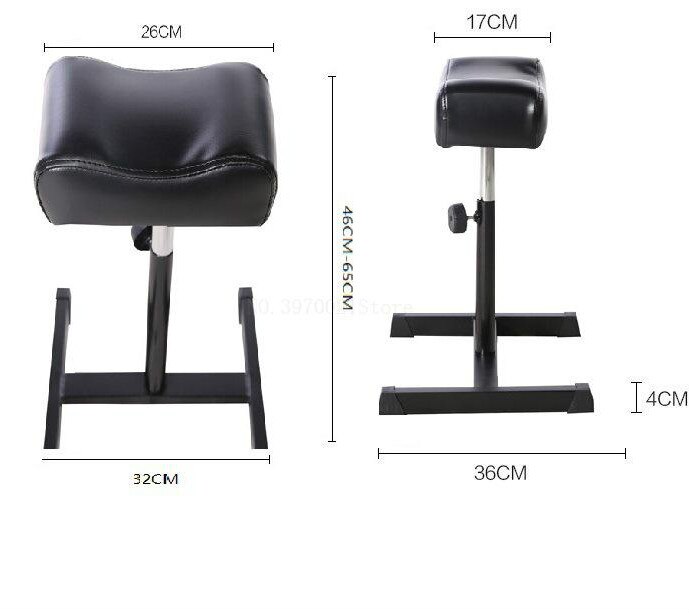 Simple and Stylish Stable Non-slip Soft Leather Beauty Salon Hospital Massage Sauna Chair Iron Frame Base
