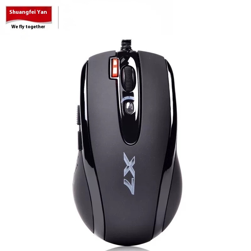 A4TECH Bloody X7-710K Mouse Wired Single-mode Quick Response Low Latency Gaming Mouse PC Office Accessory World of Warcraft Mice