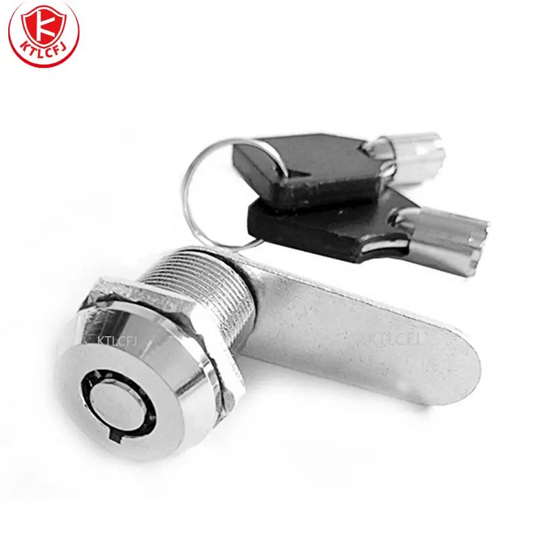 1set 16/20/25/30mm Thickened Cylinder Key Tongue Lock Zinc Alloy File Iron Cabinet Office Furniture Cabinet Lock