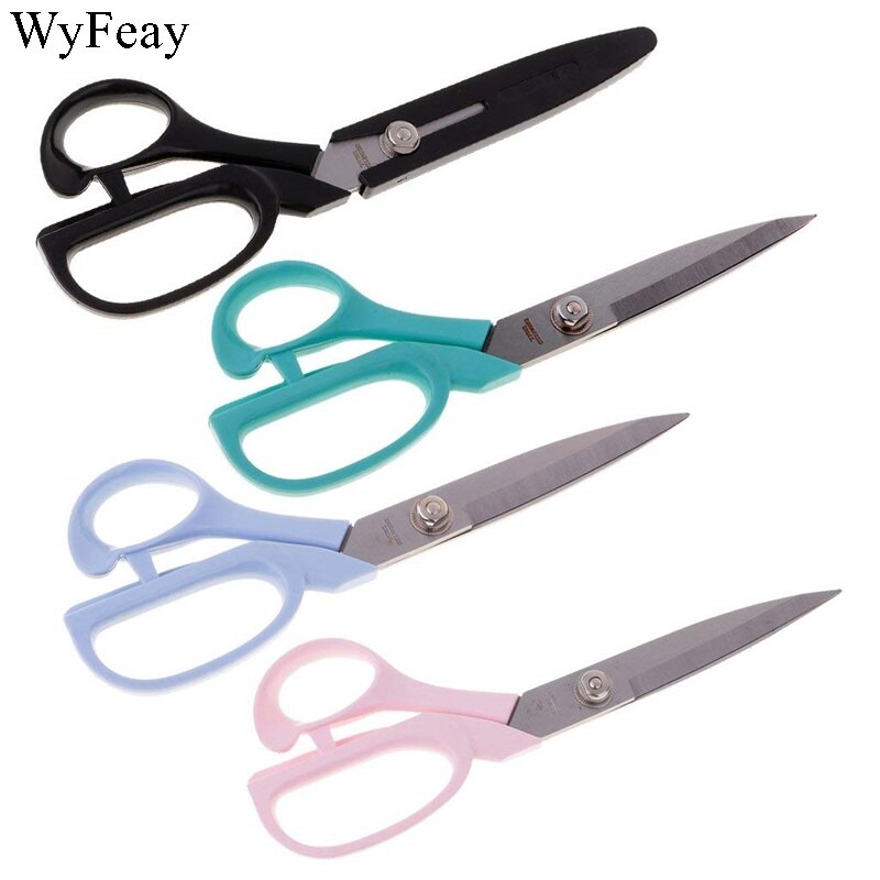 1 Pcs Pink With Cover High Carbon Stainless Steel Sewing Scissors Steel Tailor Scissors Dressmaking Fabric Shears