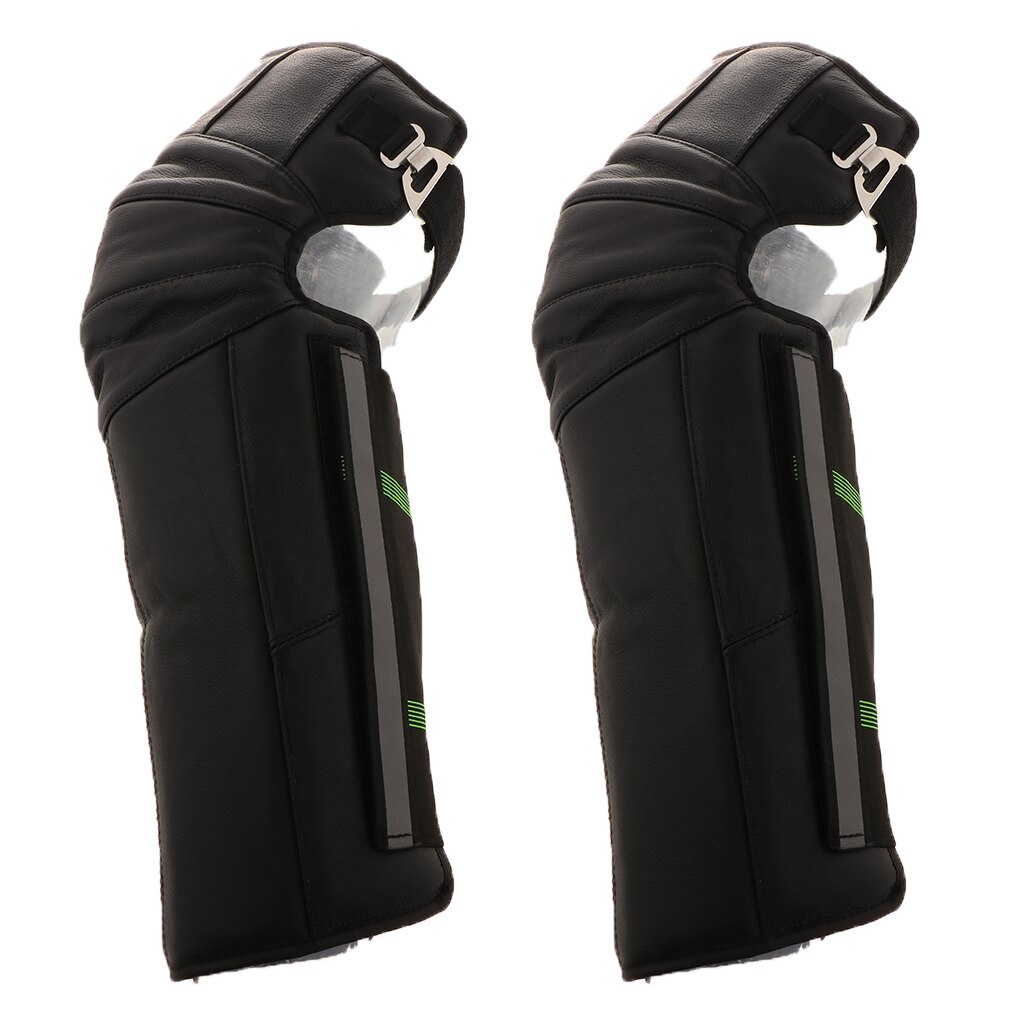 Calentadores térmicos gruesos de rodilla rodilleras térmicas de invierno motociclismo rodillera a prueba de frío para ciclismo