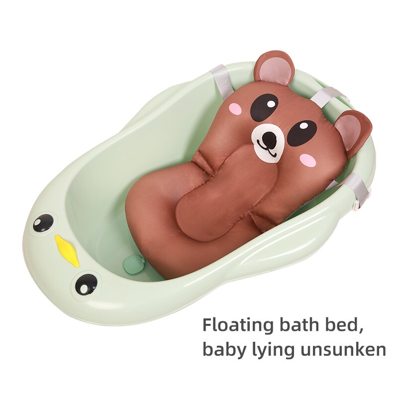 Baby Bath Mat Tub Baby Shower Portable Mattress Air Mattress Comfort Pad Cute Wind Newborn Bathroom Safety Products