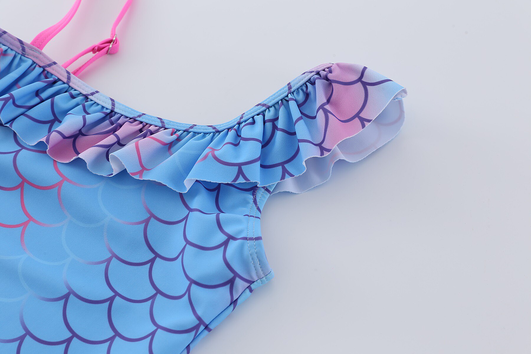 Maillot de bain une pièce pour filles, à bretelles, Tankini, Bikini, vêtements de plage, pour enfants et adolescents, 2-10A