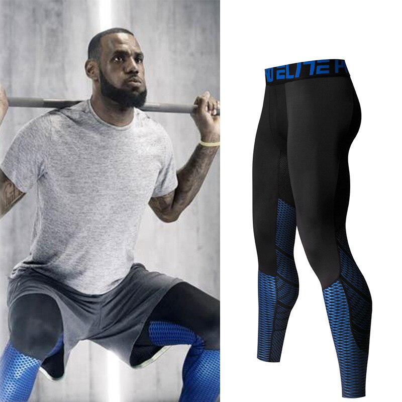 Compressie Mannen Running Tights Gym Basketbal Broek Mannen Sport Jogger Jogging Skinny Leggings Broek Sportkleding