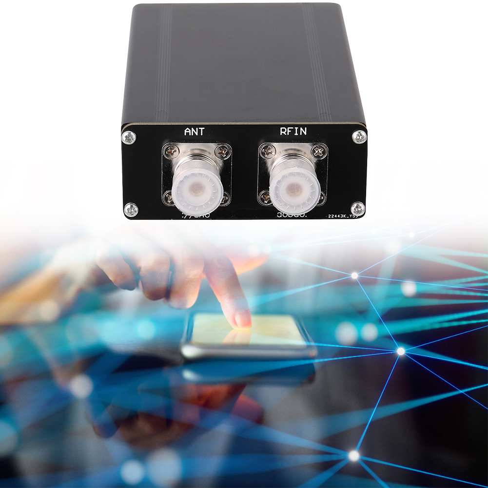 Mini sintonizzatore automatico per antenna da 1,8-50 MHz Display OLED da 0,91 pollici di N7DDC 7x7 3.2 Firmware programmato con alloggiamento in metallo assemblato