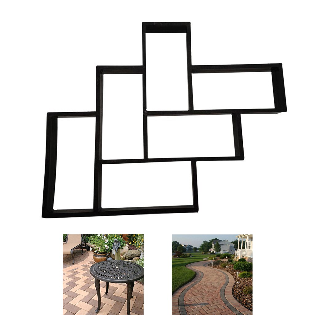 Tuin Patio Lopen Maker Stepping Steen Beton Bestrating Mold Yard Path Oprit Maker