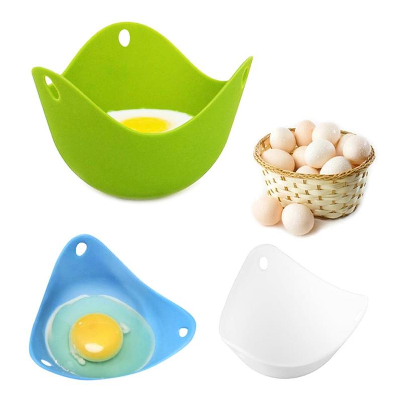 1PC Siliconen Ei Stroper Pancake Egg Poach Pods Bakken Cup Siliconen Keukengereedschap DIY Kookgerei Bakvormen Nuttig Ei Tool