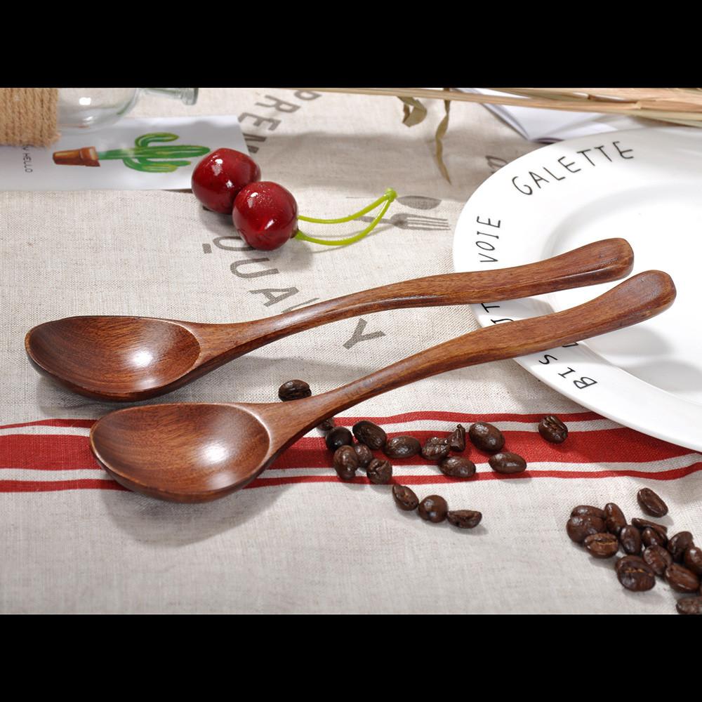 Wooden Spoon Bamboo Kitchen Utensil For Cooking Tools Soup-Teaspoon Tableware utensilios de cocina Utensilio de Cozinha