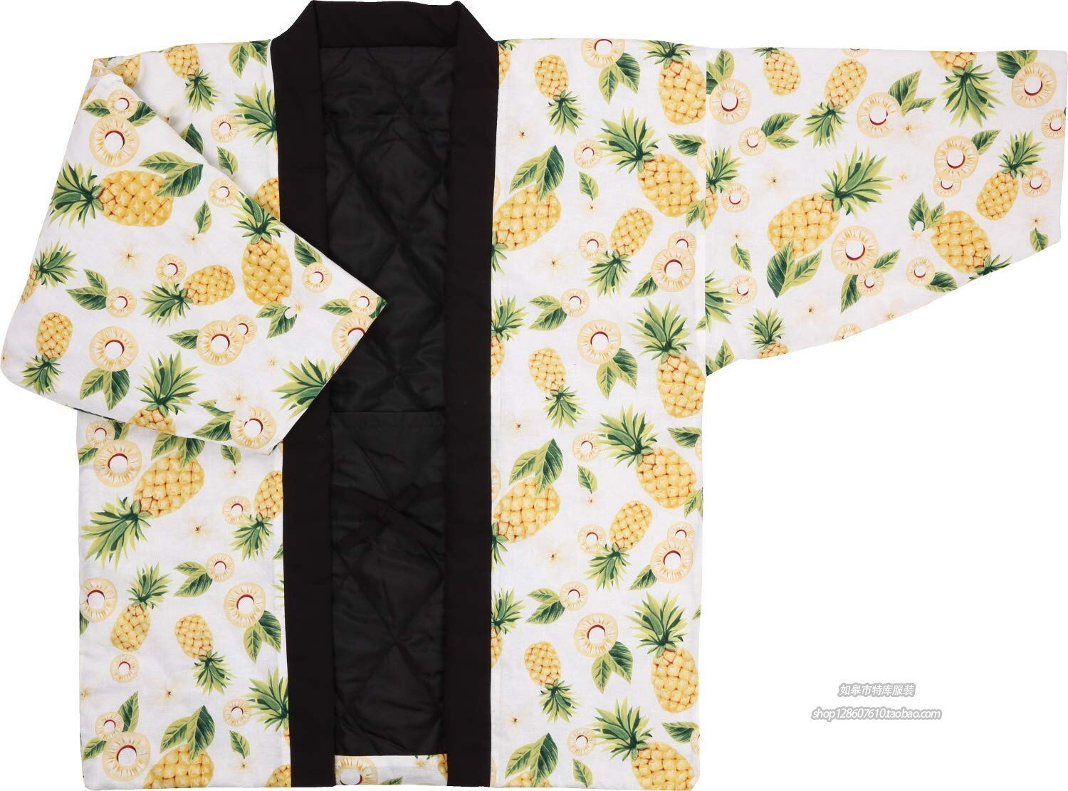 Cárdigan tipo Kimono con relleno de algodón para invierno, chaqueta japonesa cálida, holgada, estilo Hanten, abrigo Haori, ropa para el hogar, W036
