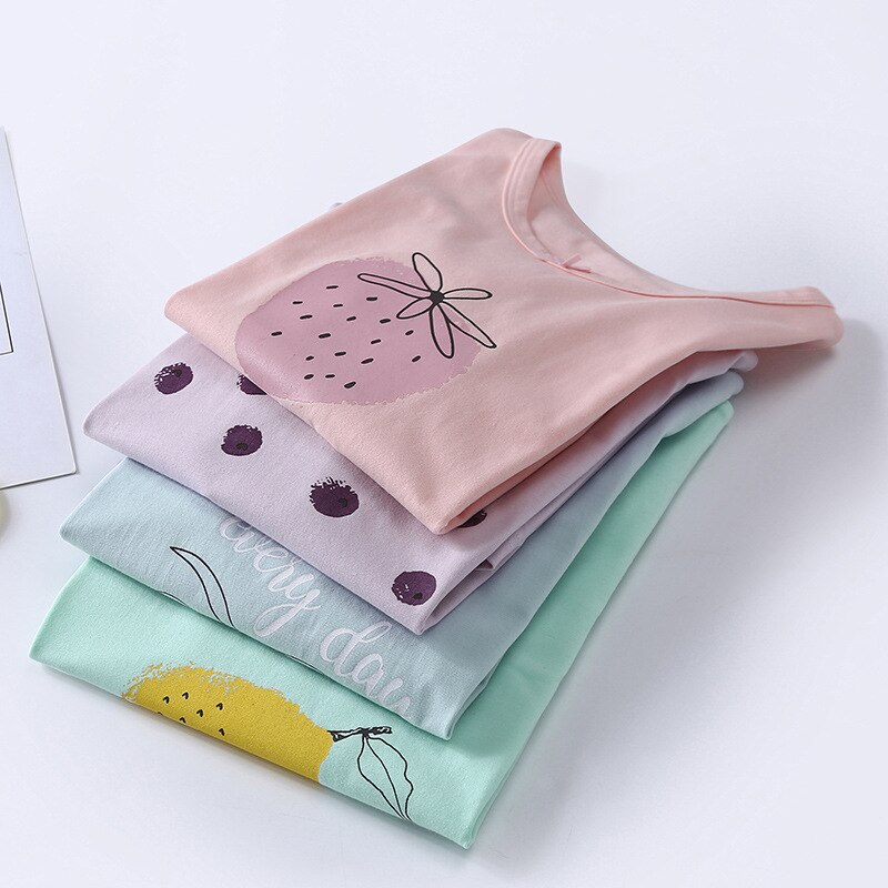 Crianças bonito 3-7 anos de camisola verão meninas algodão manga curta casa wear crianças moda boutique vestido pijamas roupas infantis