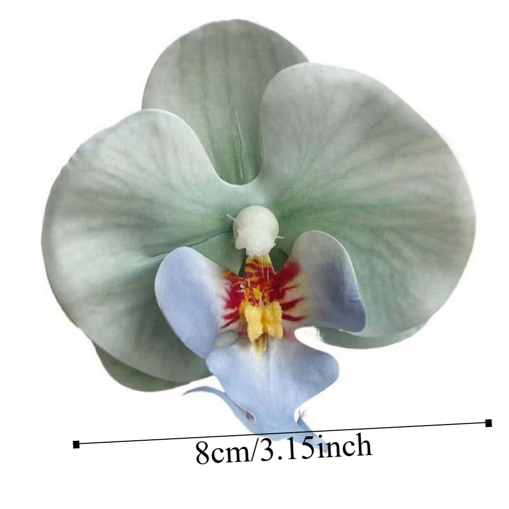 Süße Orchidee Blume Haarnadel thailändisch Stil Böhmischen Stil Schmetterling Orchidee Haar Clip Strass Legierung Frauen Seite Clip Strand