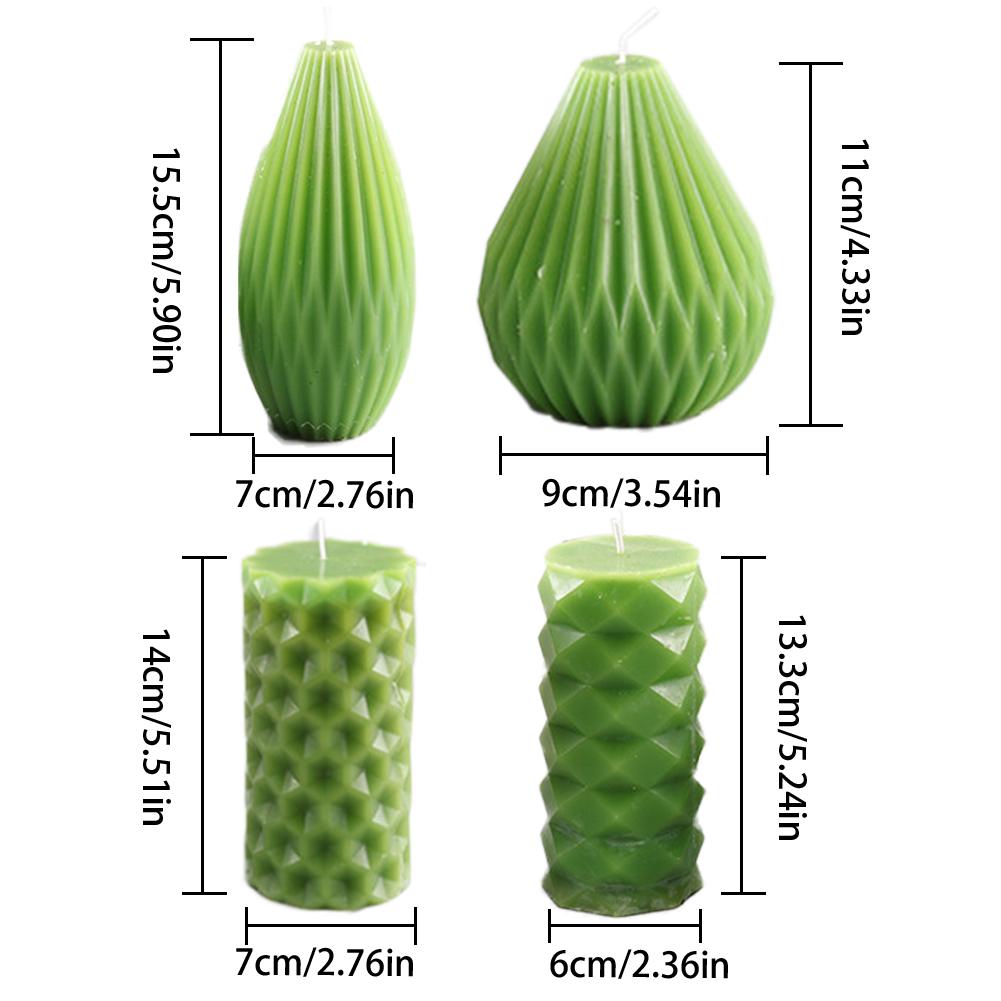 Grote DIY 3D Multi-vorm Siliconen Kaars Mal Vorm Handgemaakte Hars Klei Ambachten Mallen Decoratie Gereedschappen Leverancier