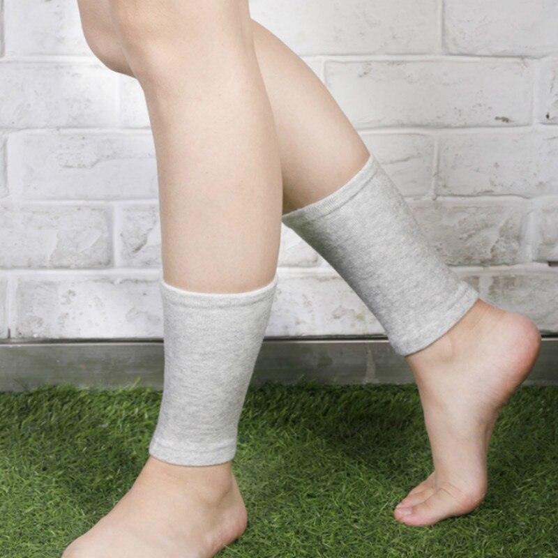 1 Pair Adjustable Elastic Ankle Brace Guard Cold-proof Warmer Calf Ankle Support Compression Sleeve Sports Protective Socks