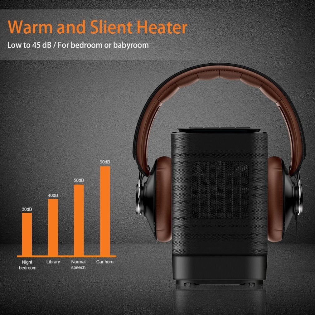 LESHP Portable Mini Electric Stove Ceramic Heater 950W Carrying Handle for Household Desk Floor Home Office Use