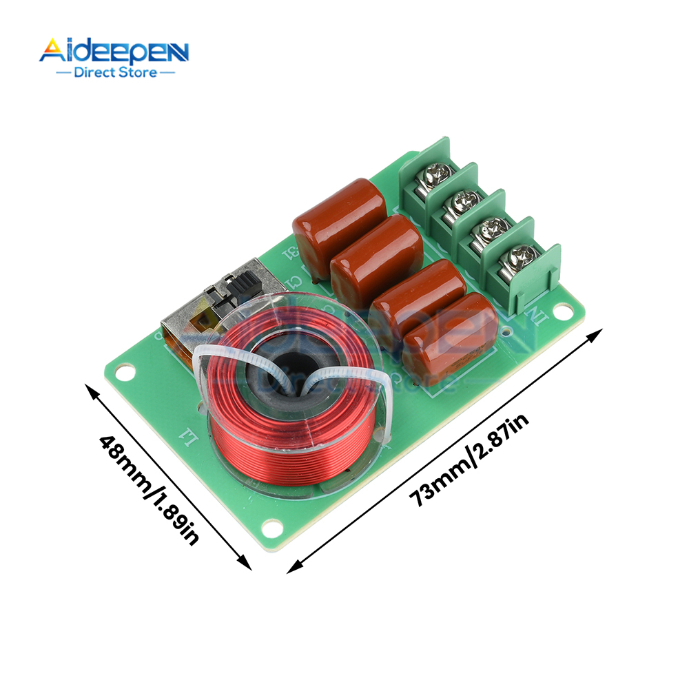 100W Pure High Frequency Divider With 3 Speed Adjustable Sound for Home Theater Speakers And Car Crossover Dividers