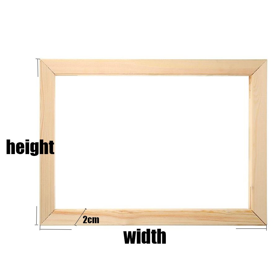 Wood Frame For Oil Painting Picture DIY Canvas Frames Wall Wood Photo Frame Set Poster Frame marcos de fotos pared Factory Price