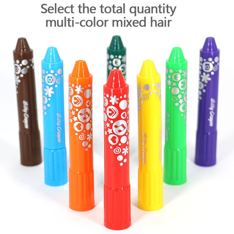 Washable Magic Marker Pen Oil Painting Stick Rotating Crayon Water-soluble Kindergarten Graphic Art Material: 15