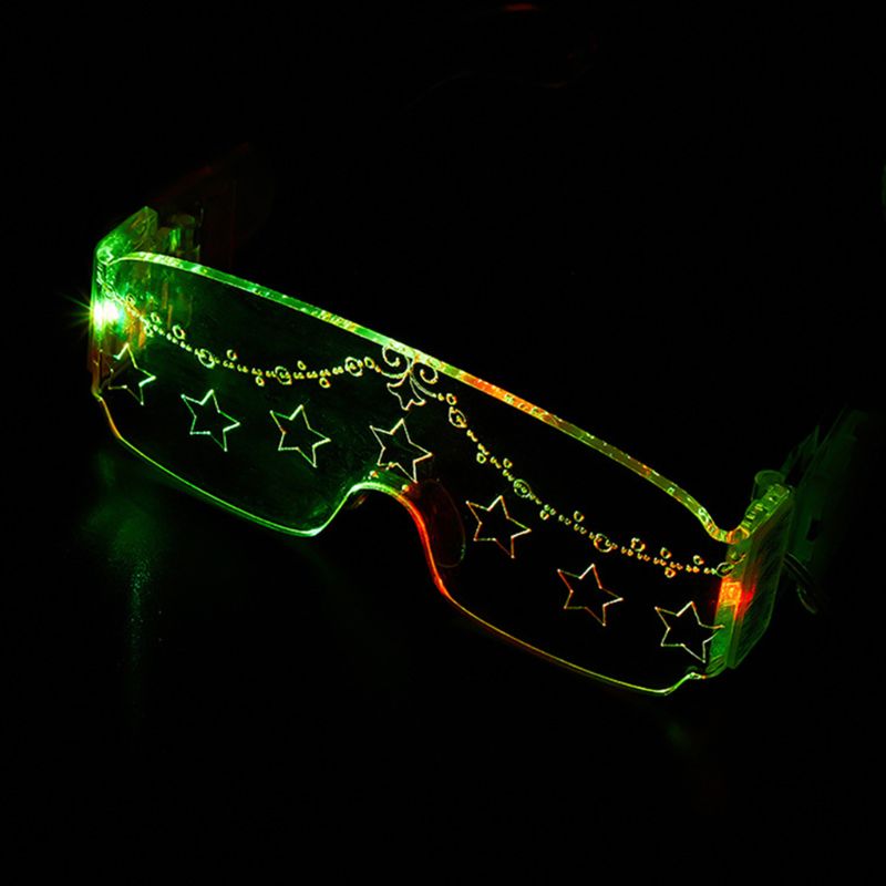 LED Glasses Light Up Shades Flashing Rave Wedding Party Eyewear Luminous Glowing Night Shows Decors Activities Christmas