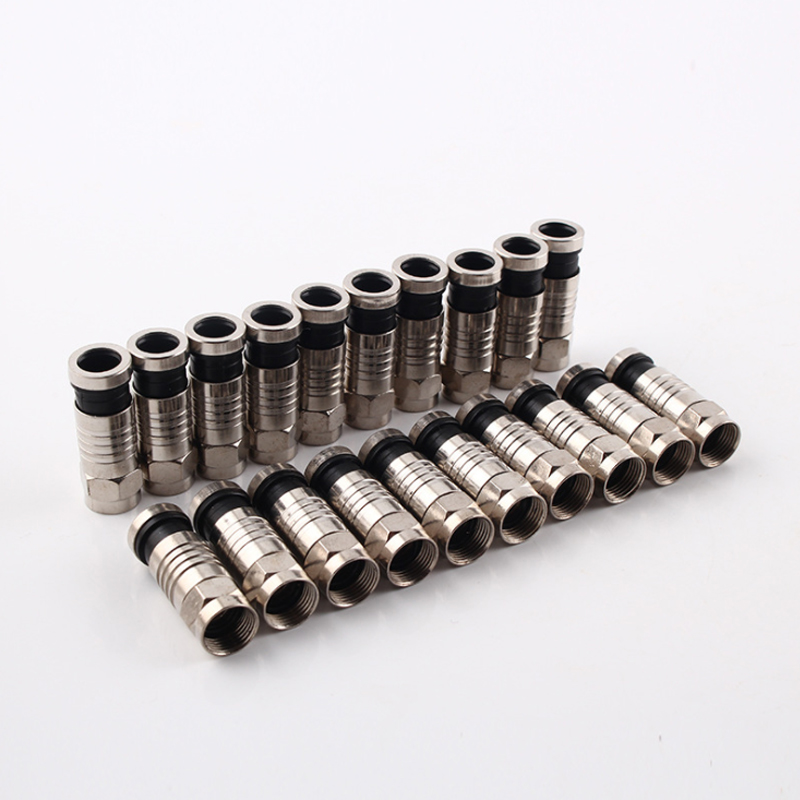 Coaxial Cable Crimping Tool Set Squeezing Forceps&amp;Wire Stripper For RG58 RG59 RG6 Coax Cable Crimper With Compression Connectors