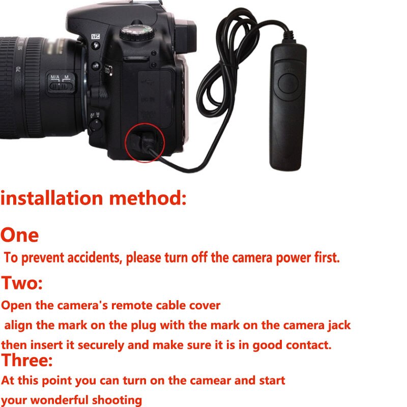 RR-100 Afstandsbediening Ontspanknop cord voor fuji film fuji X-T3 X-T30 GFX 50R 50S XT3 XT30 XT2 camera