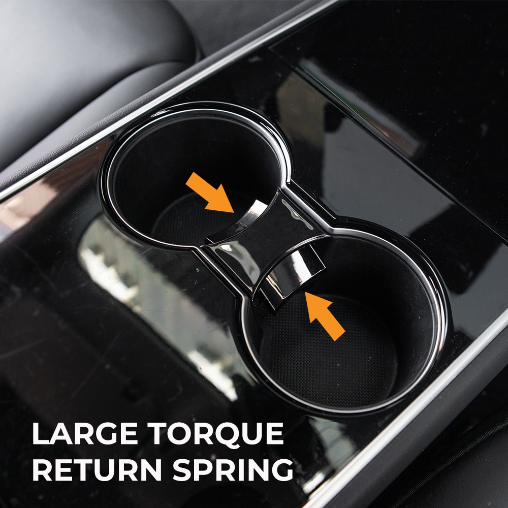 Auto Water Cup Slot Slip Limiet Clip Voor Tesla Model 3 Auto Bekerhouder Limiter Partitie Abs verminderen Schudden