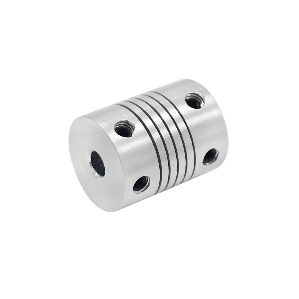 Sourcing Map Wellenkupplung D20L25 – 5x5 Mm, Alulegierung, Flexible Schraubkupplung – Für 3D-Drucker, CNC, Encoder & Kleine Motoren