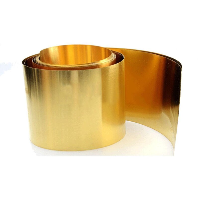 1PCS brass/brass leather/brass foil/brass tape with thickness 0.02mm, width 100mm, length 1000mm