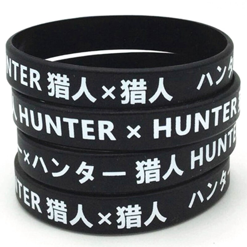 Hunter×hunter Siliconen Polsbandjes Rubber Sport Armband Mode Accessoires Trendy Armband Voor Vrouwen Mannen