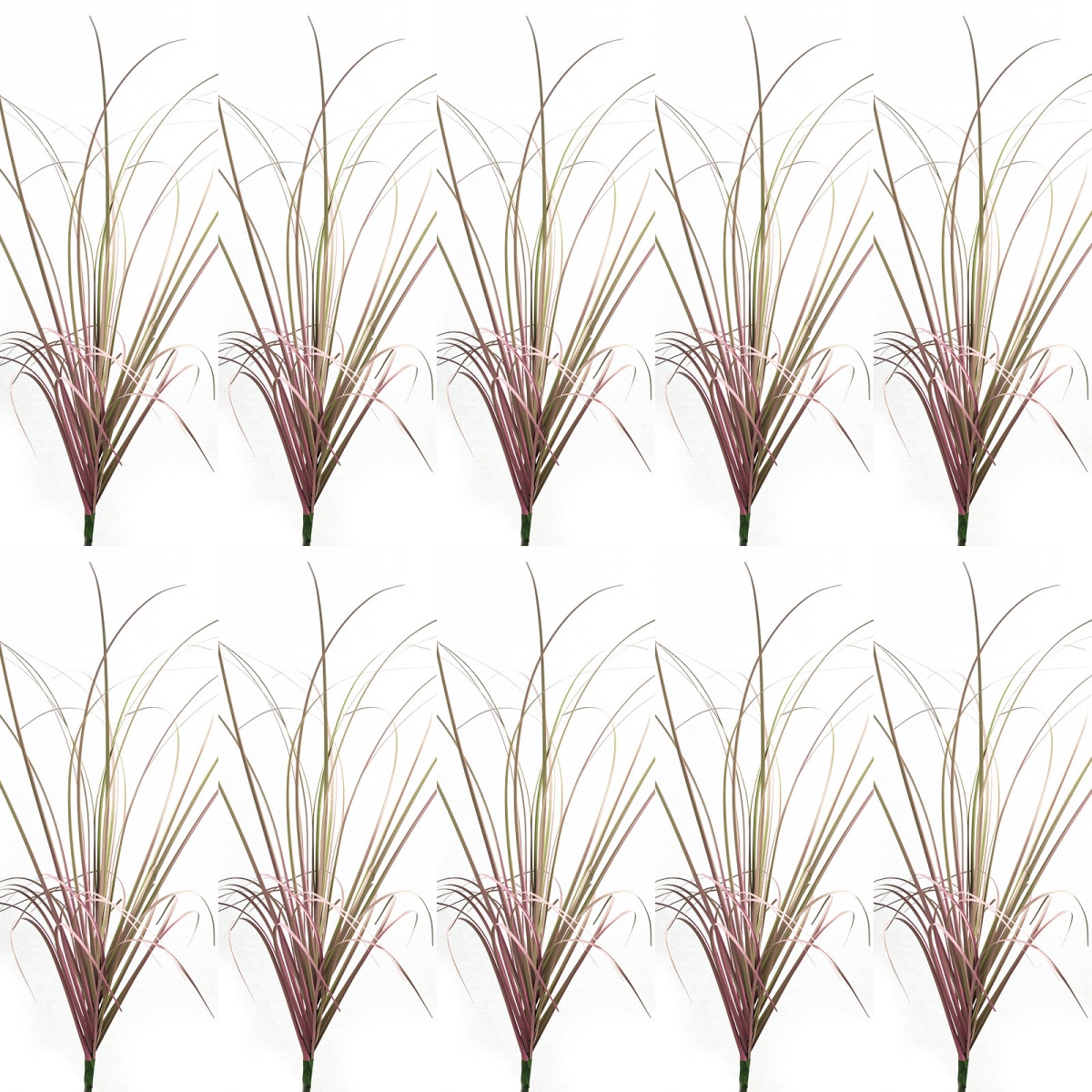 Simuliertes Zwiebelgras, DIY gefälschtes Gras, Gartendekoration, Pflanze, Blumentopf, Märchengarten, Miniaturmodell, künstliche Pflanzen: 3XL / Orange