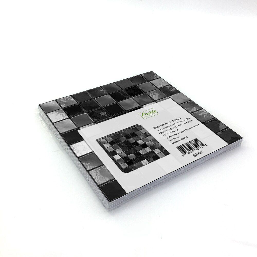 Mosaik kakel väggdekaler retro självhäftande vattentät stänkskydd gör det själv kök badrum hem väggdekaler vinyl 3d