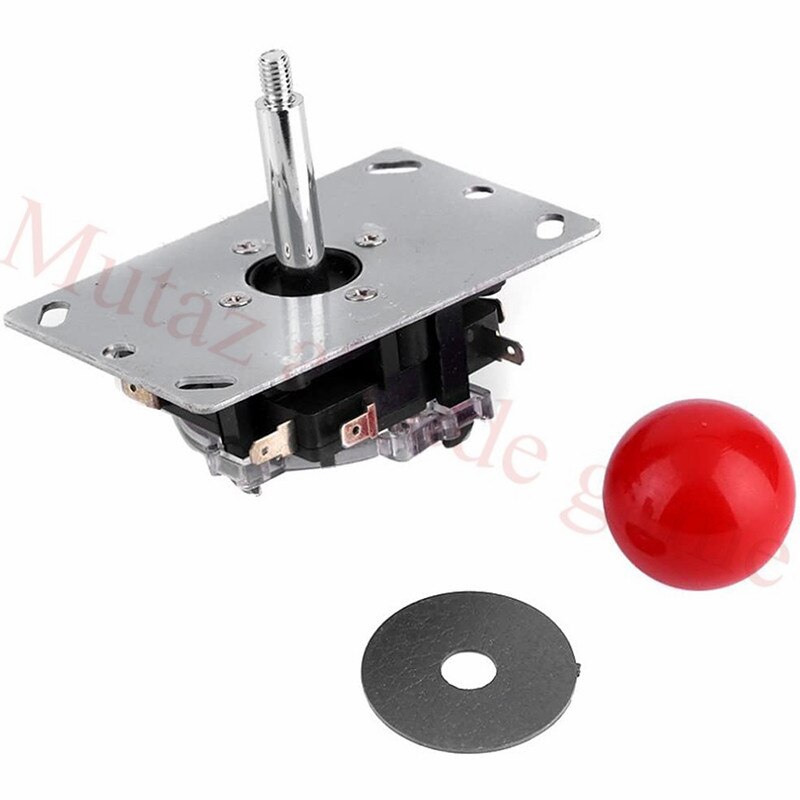 Arcade Machine Joystick 8 Manier Sanwa Joystick Met Microschakelaars Vechten Stok Onderdelen Voor Game Arcade 7 Kleuren Topball
