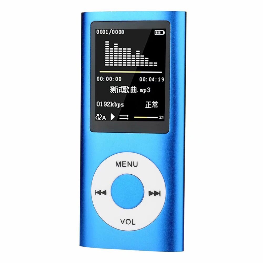 Tarjeta de deporte cute FM radio Mp3 Mp4 player portátil con 1,8 "LCD soporte para música video media Mp3 Mp4 player para IPod style