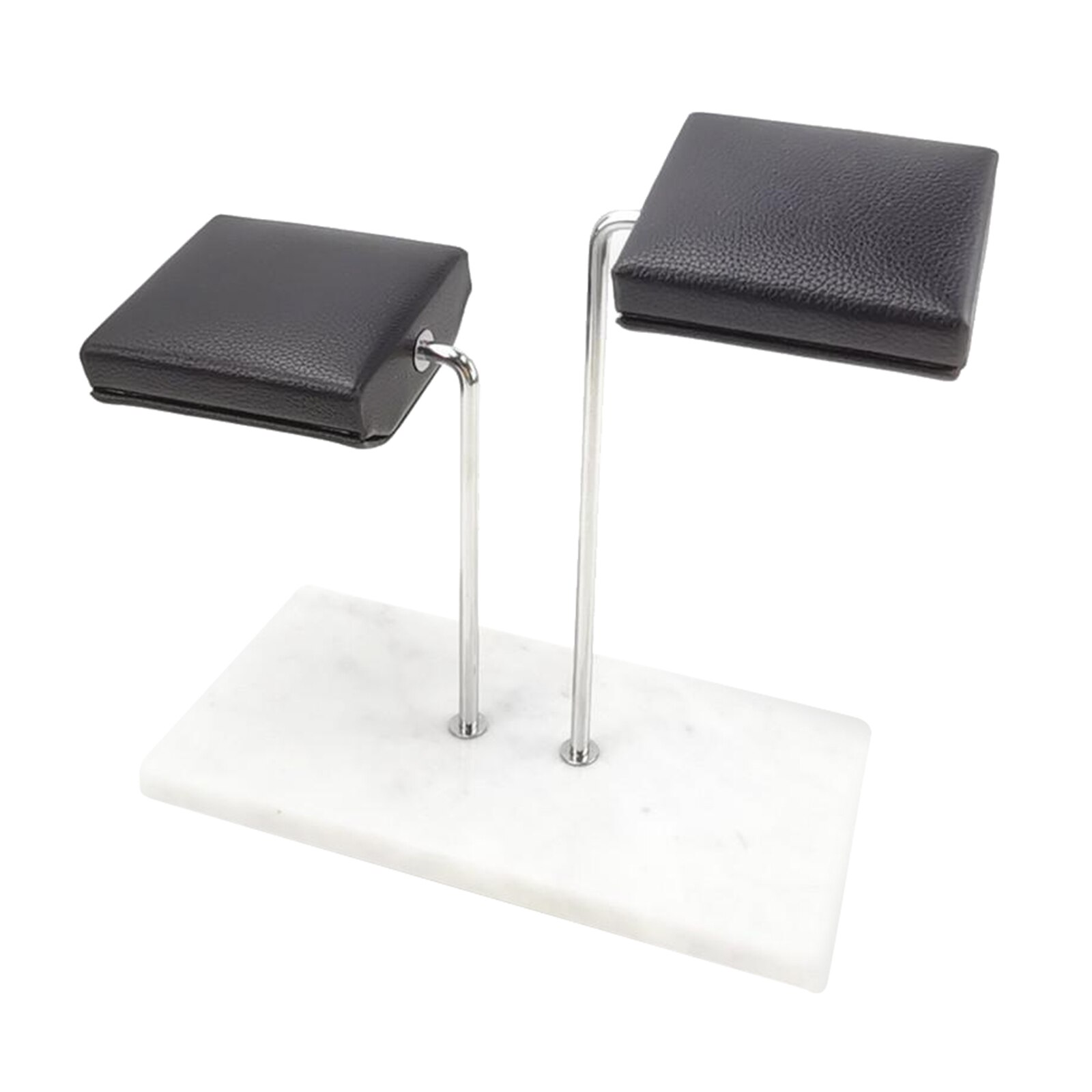 Handcrafted Watch Display Stand Fit all Brands Watches, PU Leather Rest Cushion &amp; Metal Base, Metal Support Rod