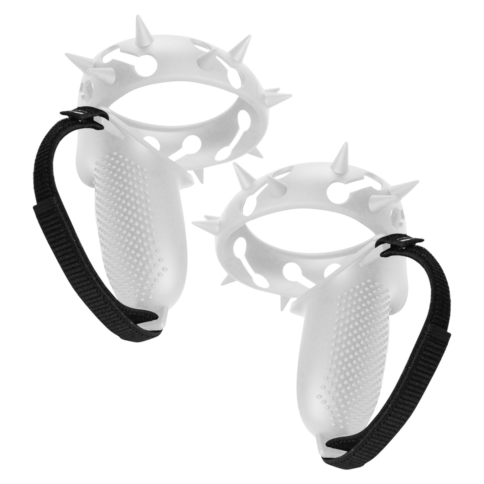 Hand Grip Cover For Oculus Quest 2 VR Touch Controller Case Handle Sleeve Protective Cover Strap For Oculus Quest 2 Accessories: White 3