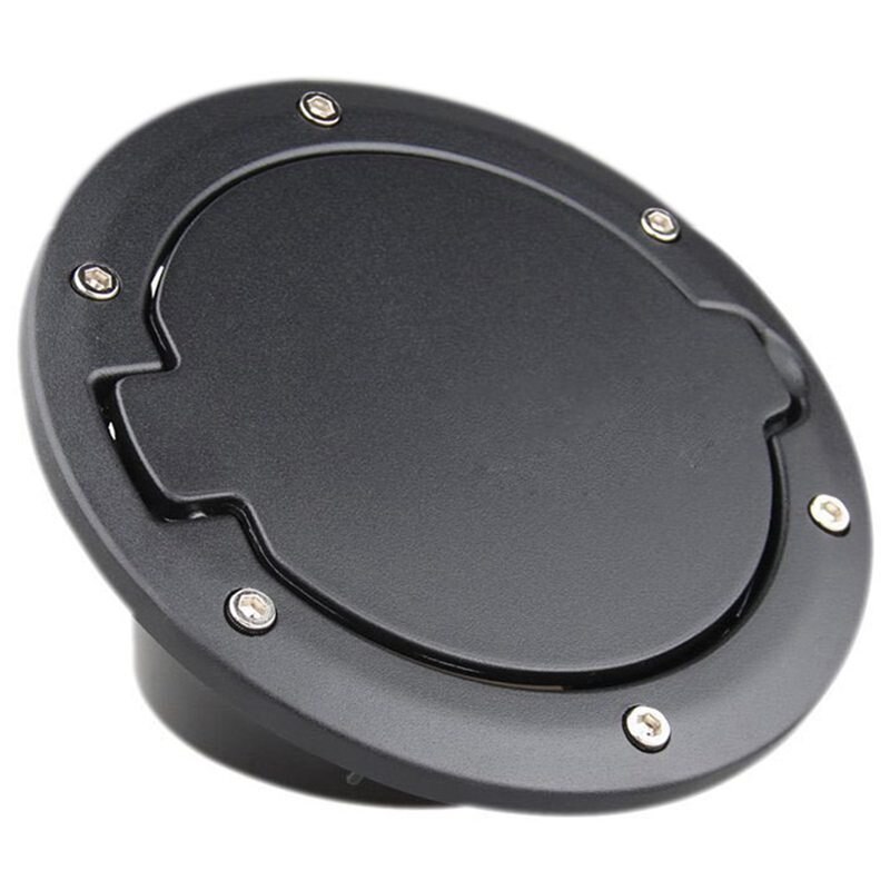 Fuel Filler Door Cover Gas Tank Cap 4-Door 2-Door for 2007 Jeep Wrangler JK & Unlimited: Default Title