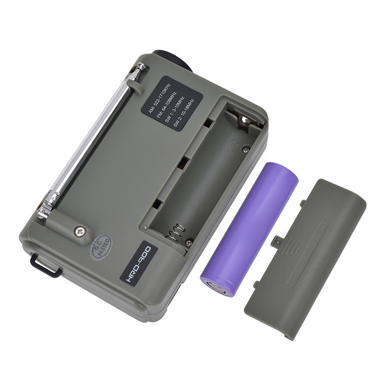 Waterproof Emergency Radio FM AM SW Crank Dynamo Solar Power Emergency Radio with LED Flashlight Reading Lamp Digital Radio