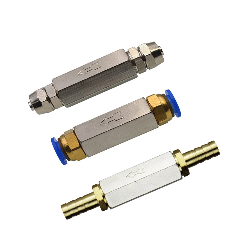 Pneumatisches messing-rückschlagventil mit vollem durchgang, einwegventil ohne rückschlag für luftkompressoren