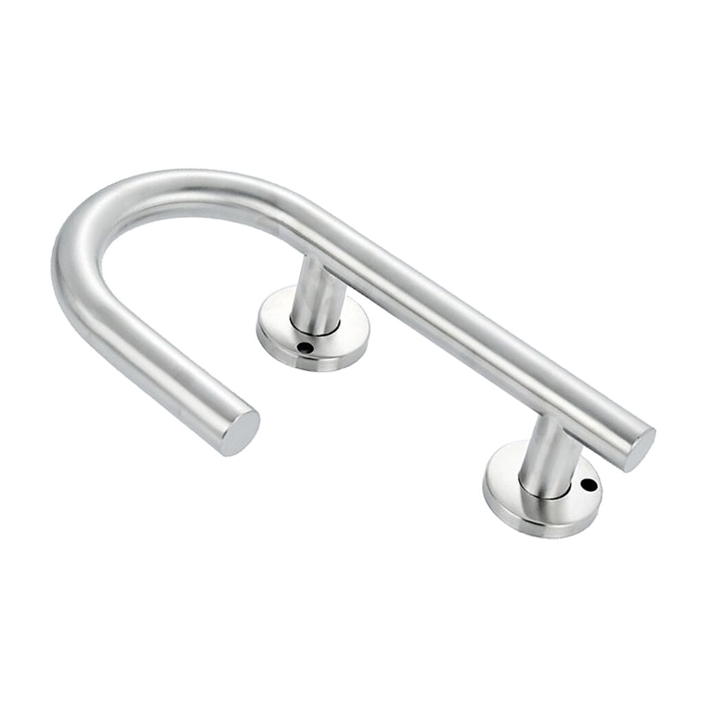 Safety Stainless Steel Rail Handle Bathroom Toilet Paper Holder with Grab Bar