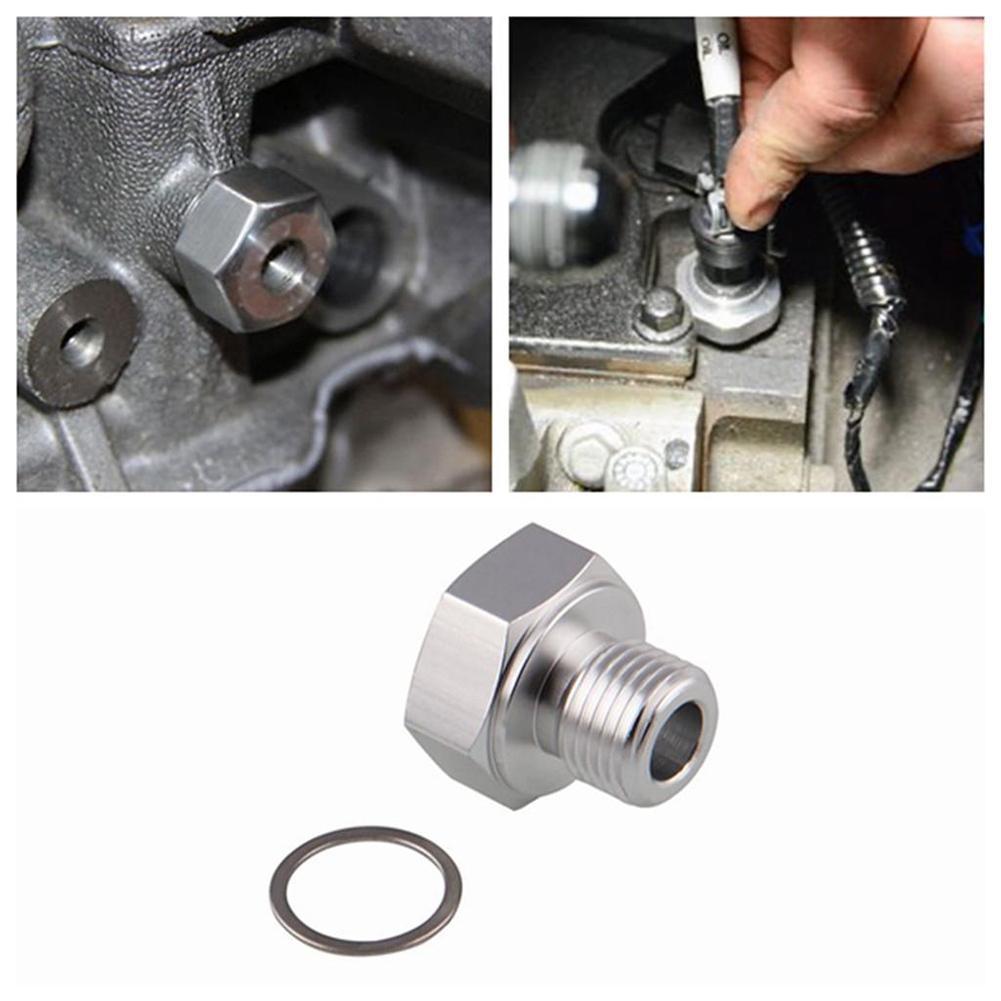 Oil Pressure Adapter Fitting LS Swap Gauge Sensor Engine 1/8 The Adapter Fits NPT to LS Series GM M16X1.5
