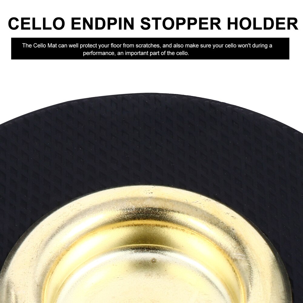 Cello Stopper Endpin Stopper Holder Floor Protector Cello Mat Stopper Pad