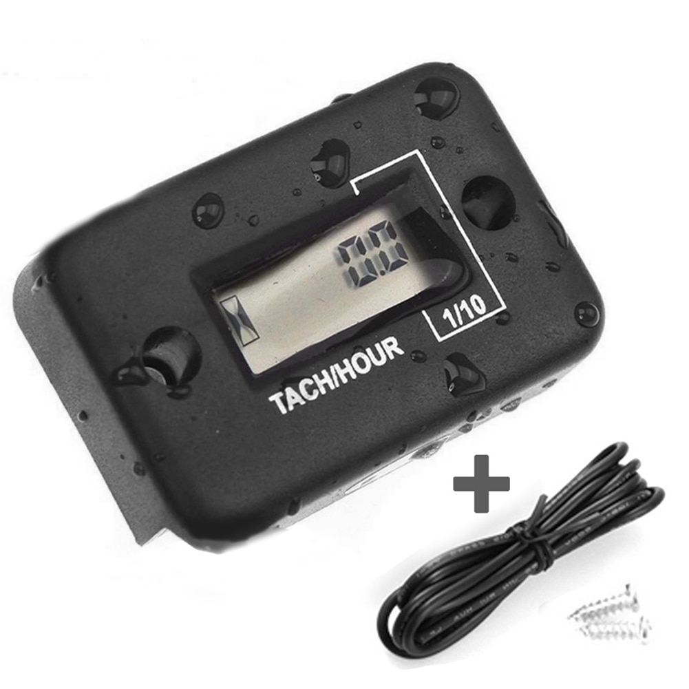 Hour Meter Compteur Moto Motorcycle Speedometer velocimetro digital moto jet ski Digital Tach working Hours Meter Gauge