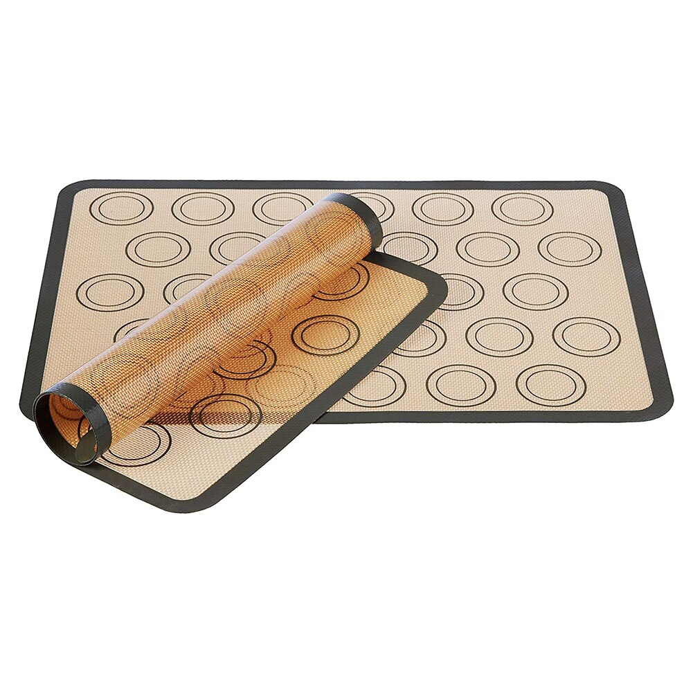 1 Pcs Silicone Macaron Baking Mat Non Stick Bakery Sheets Baking Tools Non-stick surface H99F