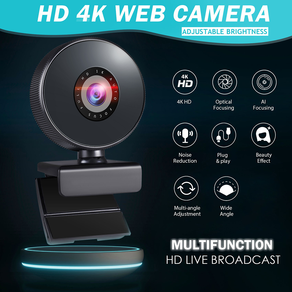 Webcam 1080P Camera USB Built-In Microphone Full High Definition Web Camera USB Plug&amp;Play for Computer Live Broadcast