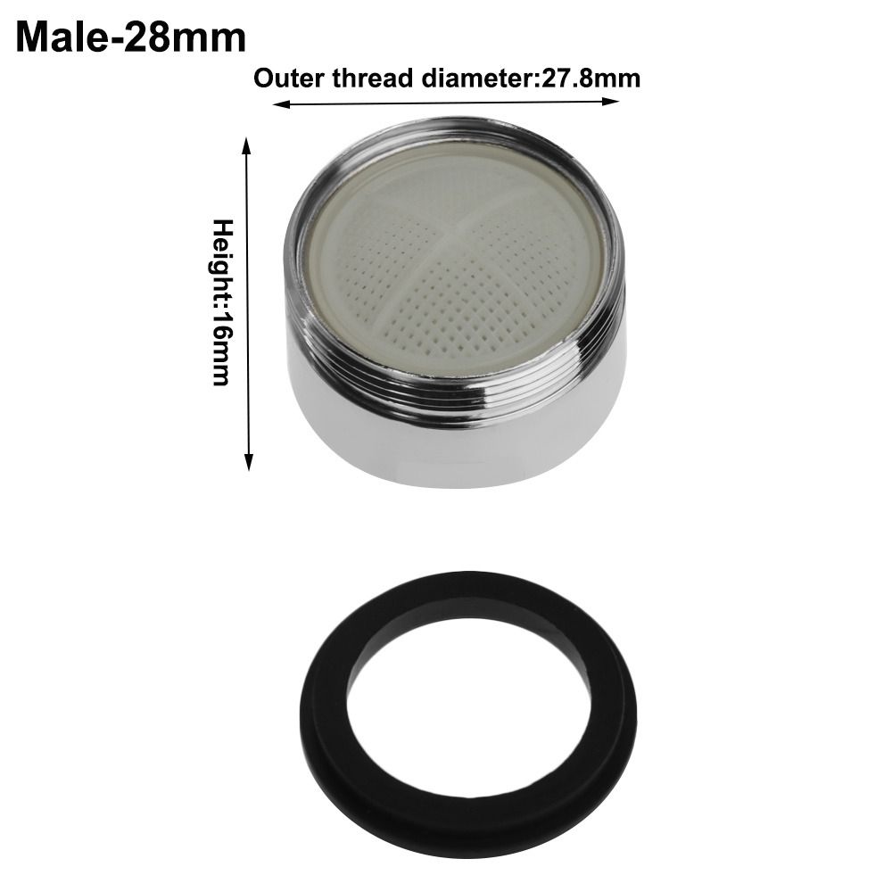 16-28Mm Kraan Beluchter Kraan Mannelijk Vrouwelijk Mondstuk Spuit Einde Diffuser Filter Badkamer Keuken Filter Kraan Accessoires Bubbler: green