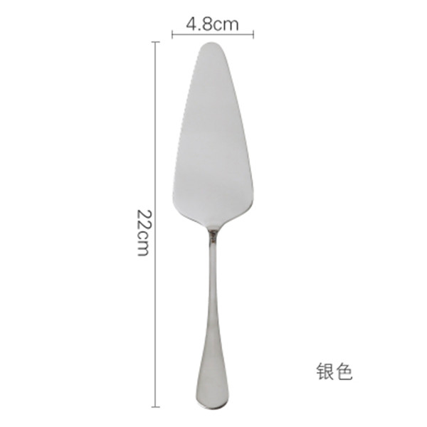 Rvs Cake Pizza Kaas Schop Boter Dessert Mes Taart Spatel Tool Bakken Gebak Spatels Keuken Bestek Bakvormen: sliver