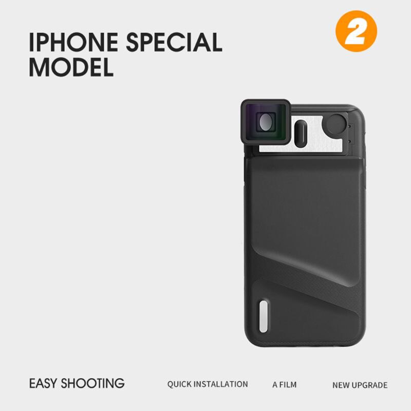 1.33X Widescreen Anamórfico Telefone Móvel Filme de Distorção Da Lente Da Câmera Lente Grande Angular Universal Clip Para Iphone Samsung Smart Ph