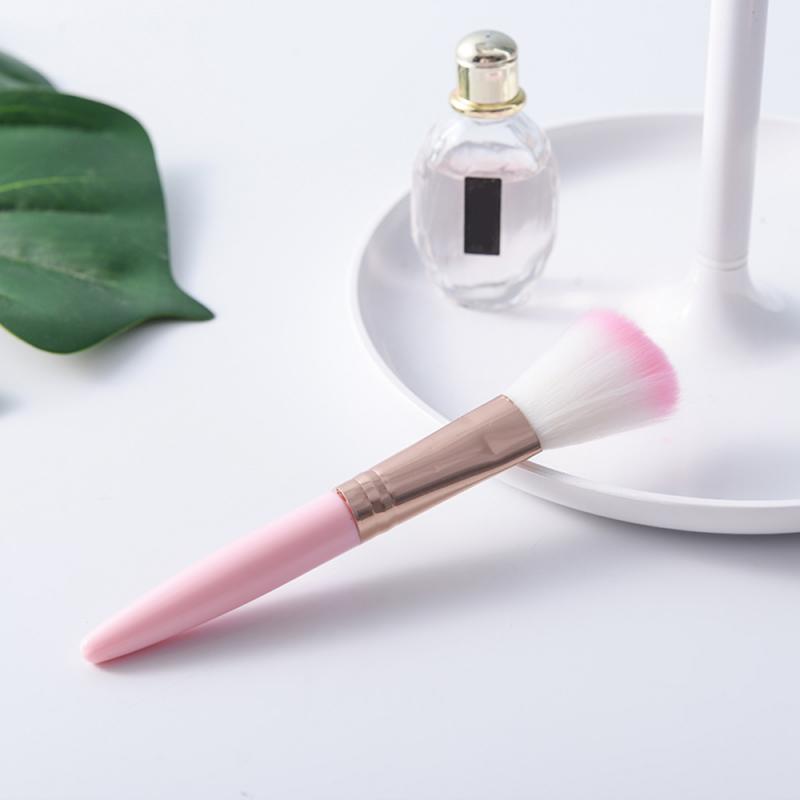 Juego de brochas de maquillaje para principiantes de 5 uds., herramienta de belleza para principiantes, sombra de ojos, base en polvo, delineador de ojos, pinceles de maquillaje para labios, cosméticos para mujeres